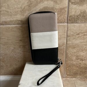 Colorblock Wristlet Wallet